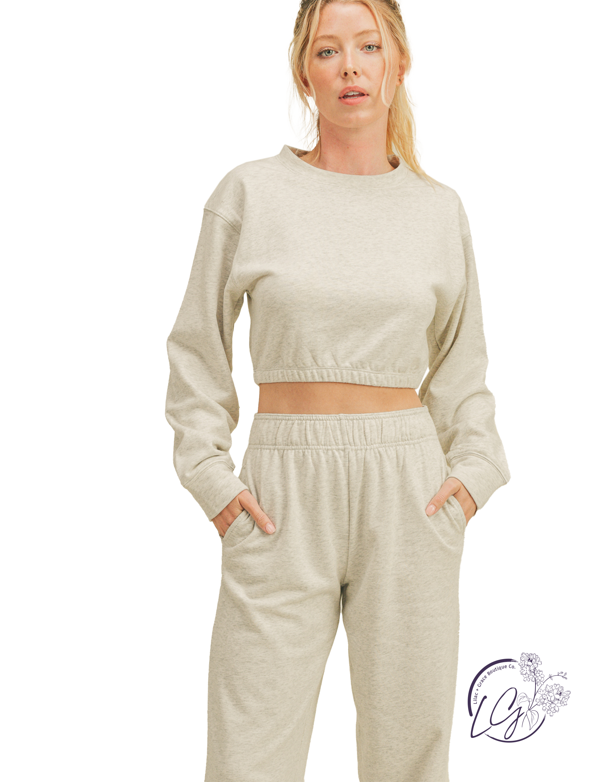 All For You Crop Sweatshirt