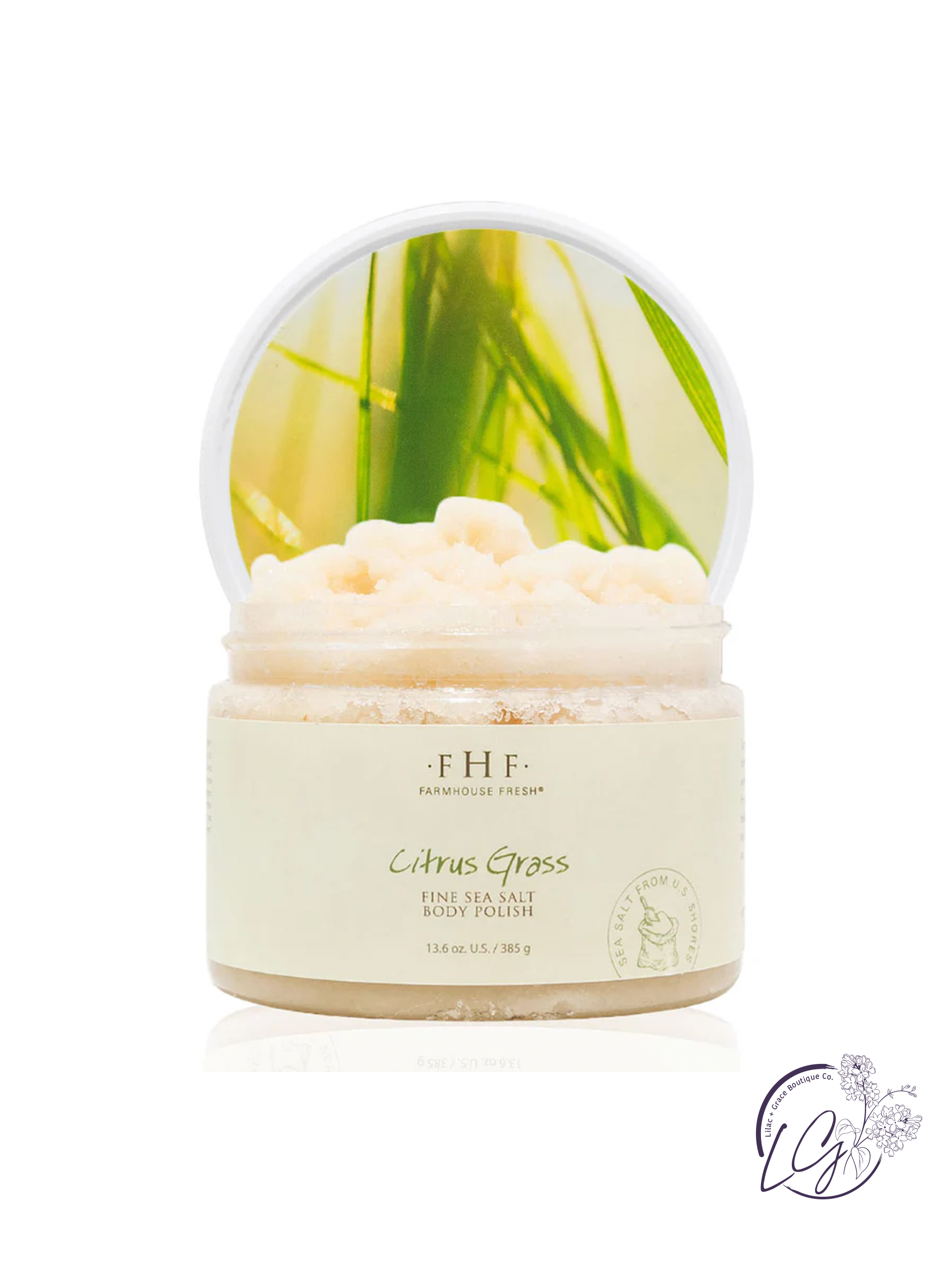 Citrus Grass Fine Sea Salt Body Polish