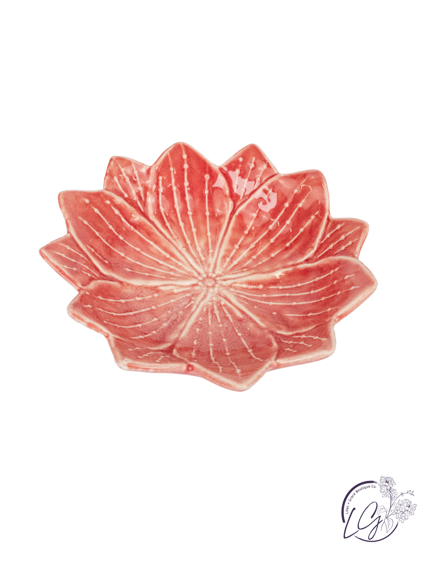Ceramic Blossom Trinket Holder