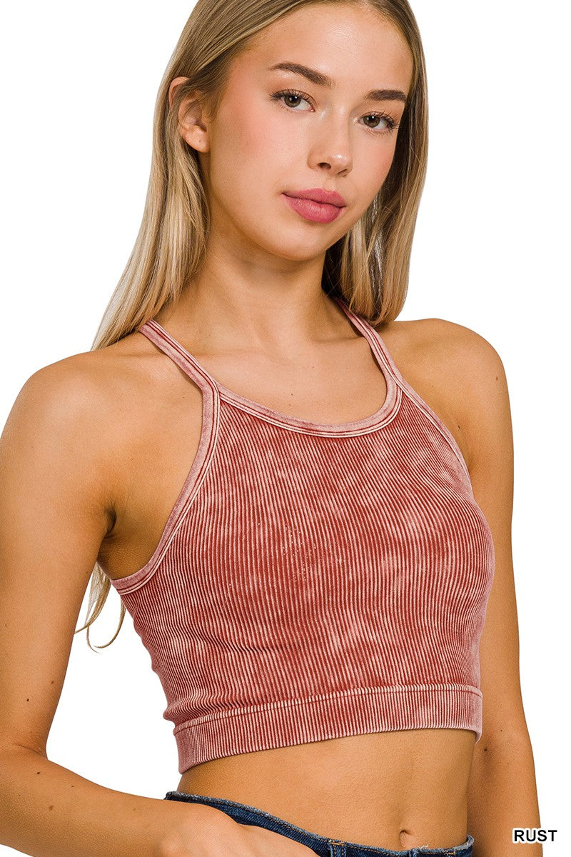 Fitness Washed Sport Bra