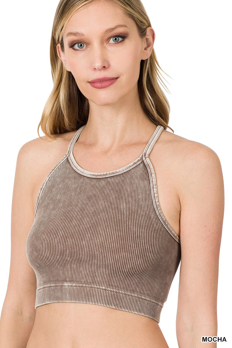 Fitness Washed Sport Bra