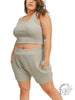 Curvy Cozy Waffle Weave Tank