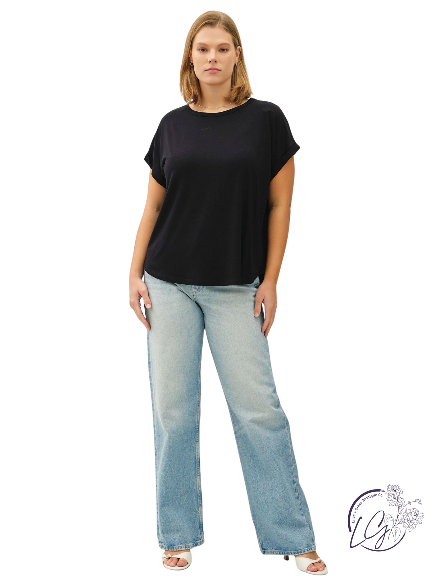 Curvy Vibe On Repeat T-Shirt