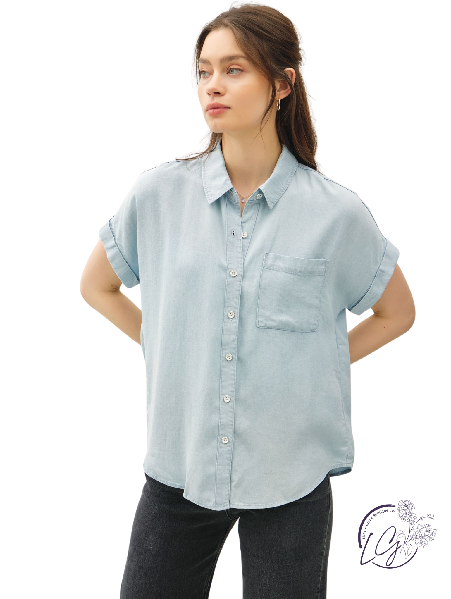Hills Catch Wind Button Up Shirt