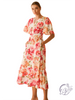 Curvy Fields Between Midi Dress