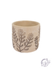 Vintage Embossed Cement Planter