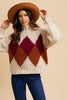 Fireside Diamond Turtleneck Sweater