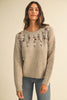 Meadow Mist Floral Sweater