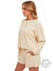 Pasture In Pattern Terry Pullover