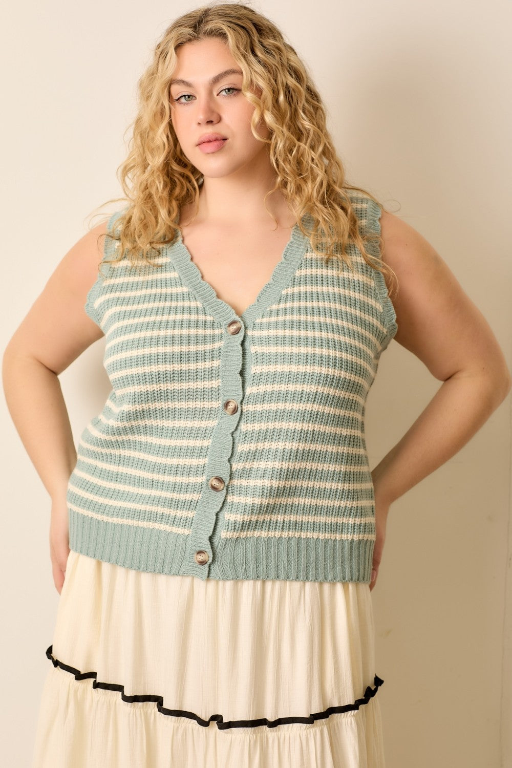 All Curvy Sleeveless Tops