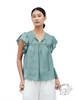 Breathe In, Breathe Out Satin Blouse