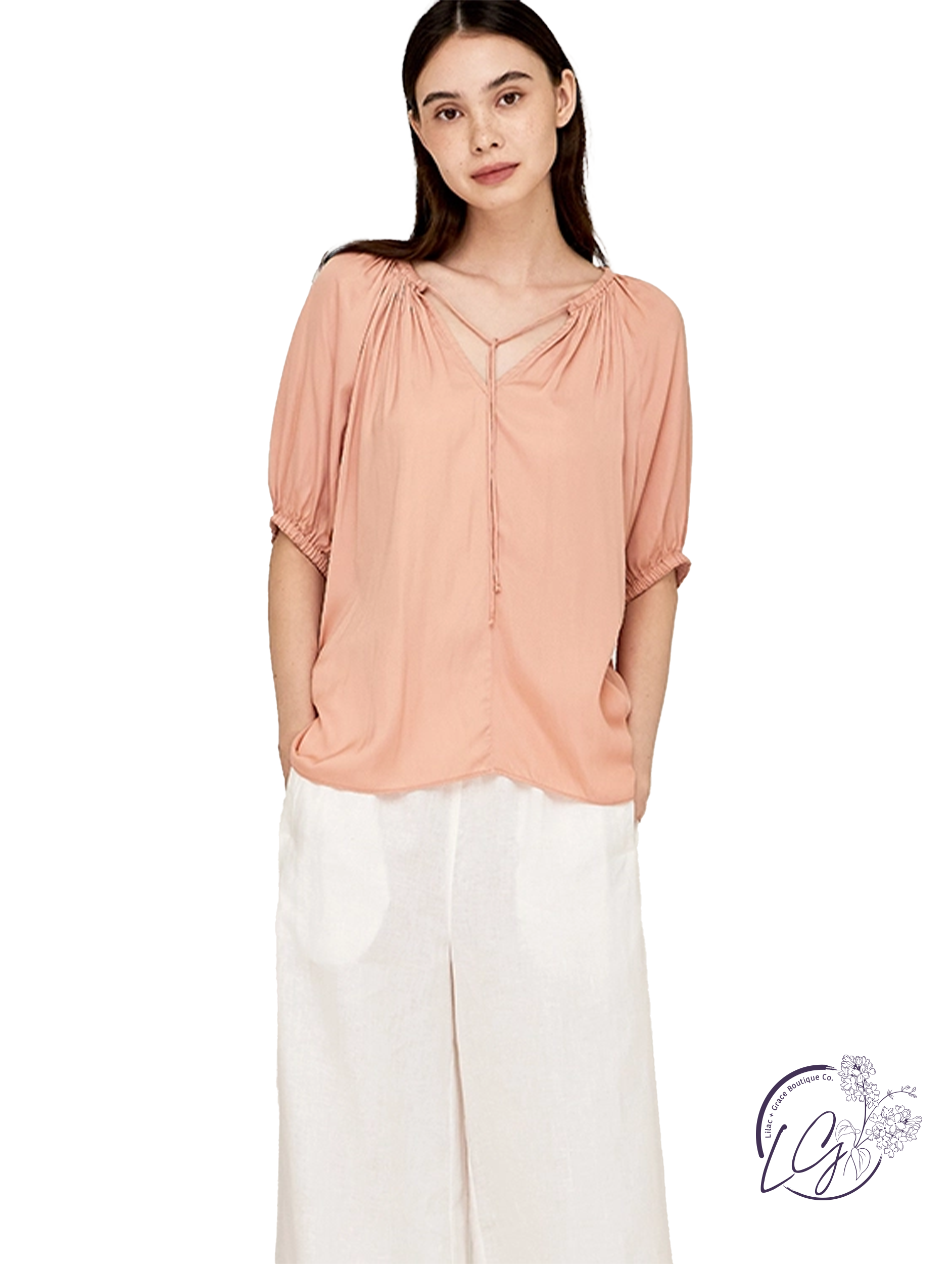 Take It Easy Satin Blouse