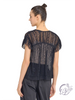 Live In Peace Ruffle Blouse