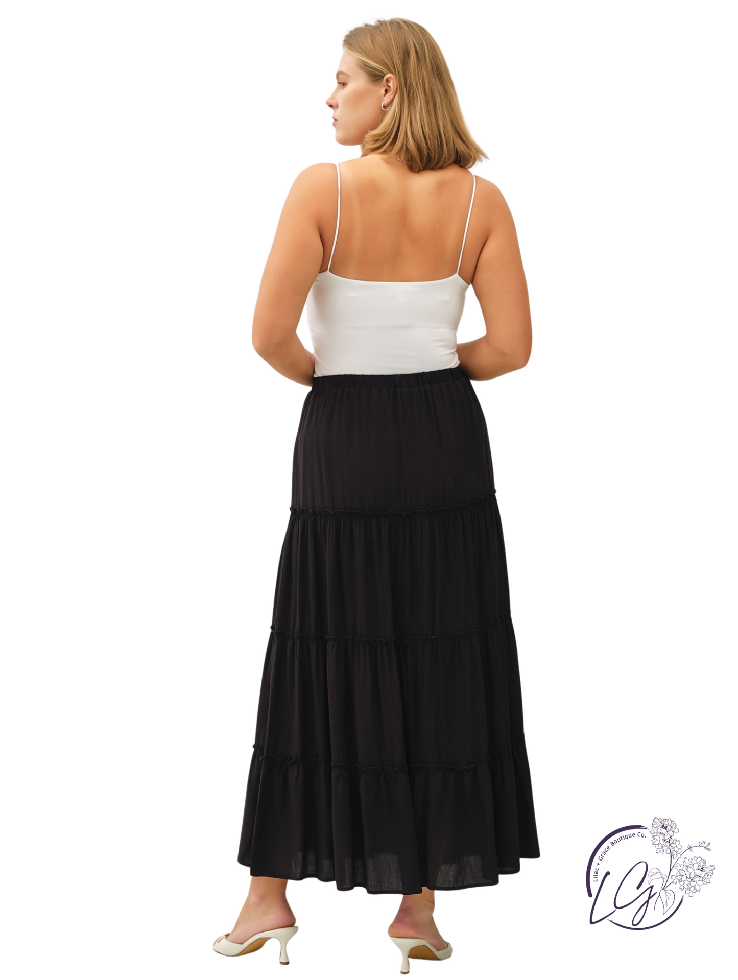Curvy Steps On Stone Skirt