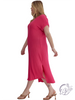 Curvy Lineshift Side-Slit Midi Dress