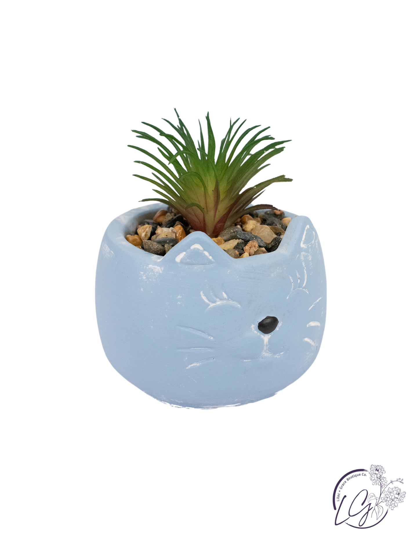 Cement Animal Planter w/ Succulent