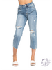 Susanna High Waist Destroy Crop Wide Leg by Judy Blue
