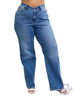 Curvy Vivienne High-Rise V-Front Waistband Vintage by Judy Blue