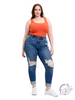 Curvy Massie High-Rise Wide-Leg Distressed by Judy Blue