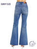 Curvy Seraphina High-Rise Tummy Control Flare by Judy Blue
