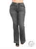Curvy Isla Mid-Rise Tummy Control Release Hem by Judy Blue