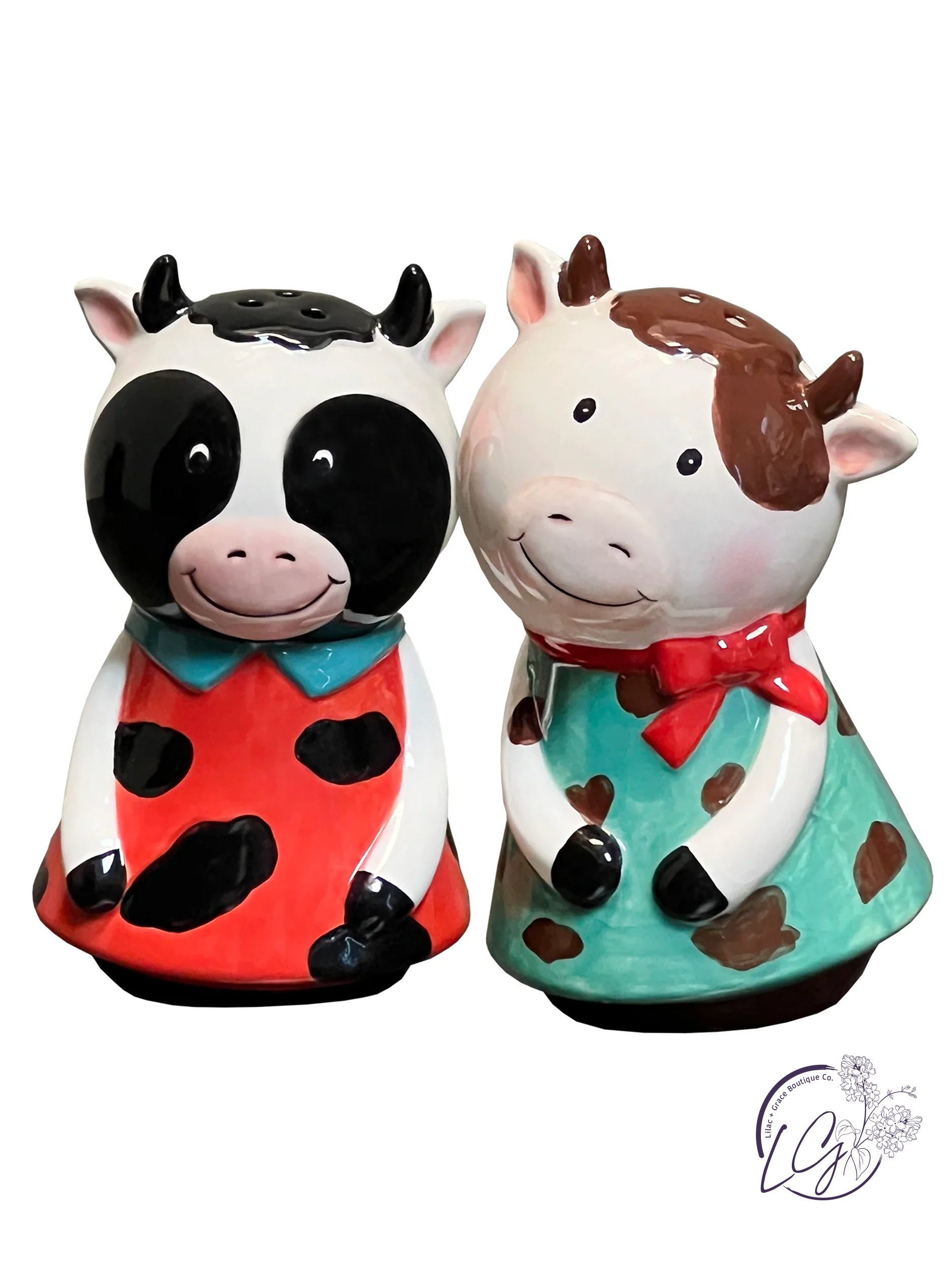 Udderly Cute Cows Salt & Pepper Set