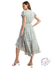 Enchanted Evening Ruffle Sleeve Dress