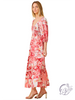 Tangerine Skies Drift Low Dress