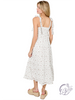Grass Under Light Tie Midi Dress