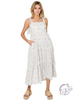 Grass Under Light Tie Midi Dress