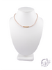 Pink & Gold Beaded Choker