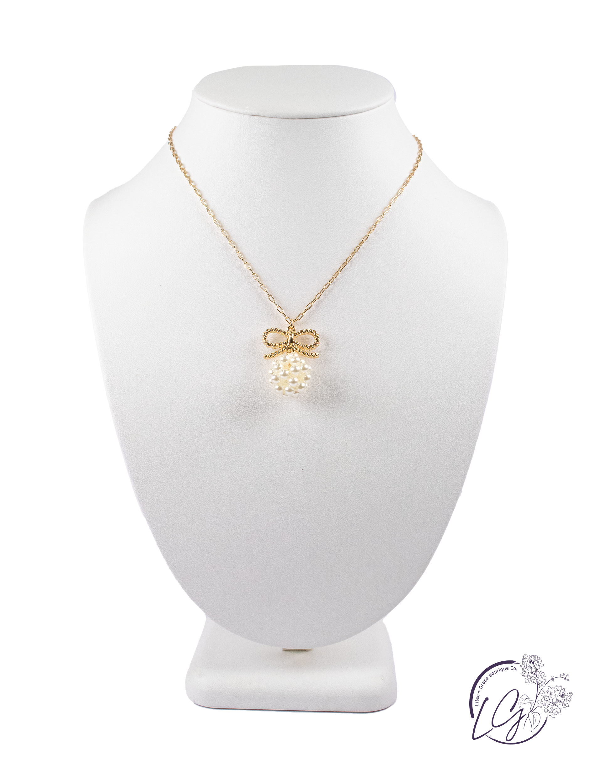 Charmin Pearl Ball Necklace