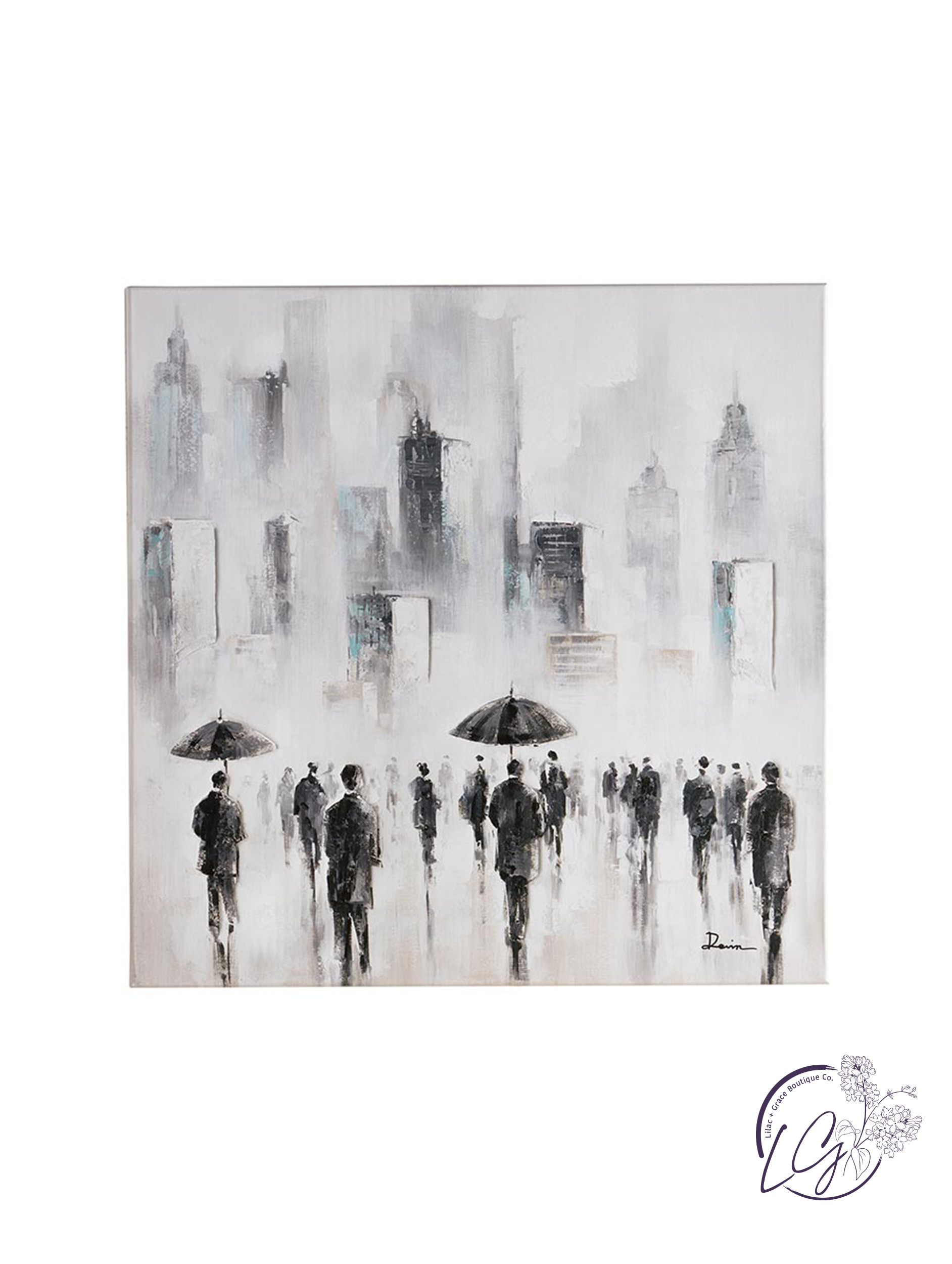 Printed Canvas - Rain