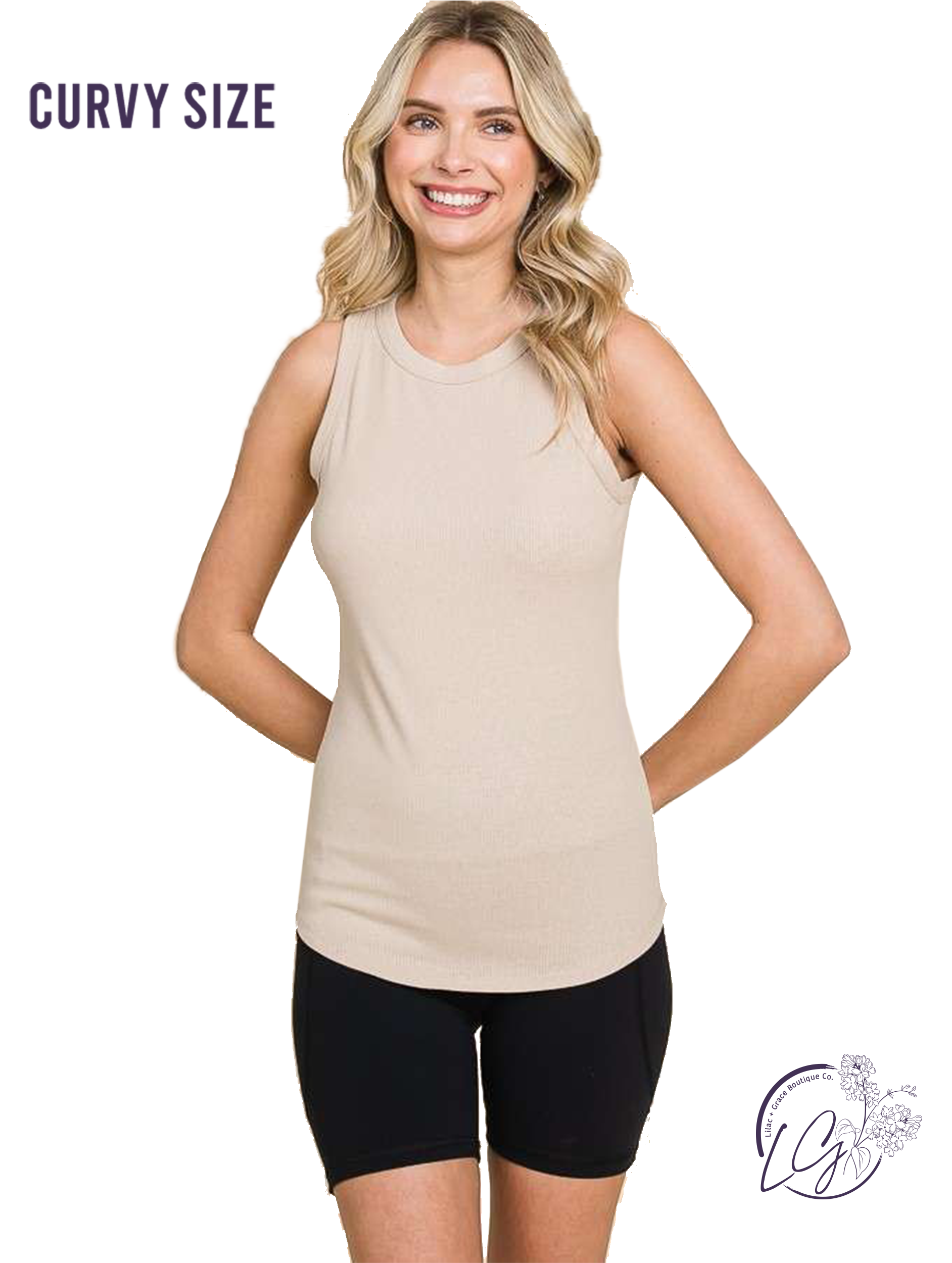 Curvy Make us Whole Solid Top