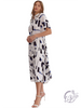 Lines of Light Midi Shirt Dress