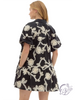 Vines Remember Button Mini Dress