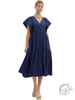 Windswept Midi Dress
