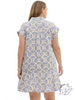 Curvy Wanderfield Off-Shoulder Mini Dress