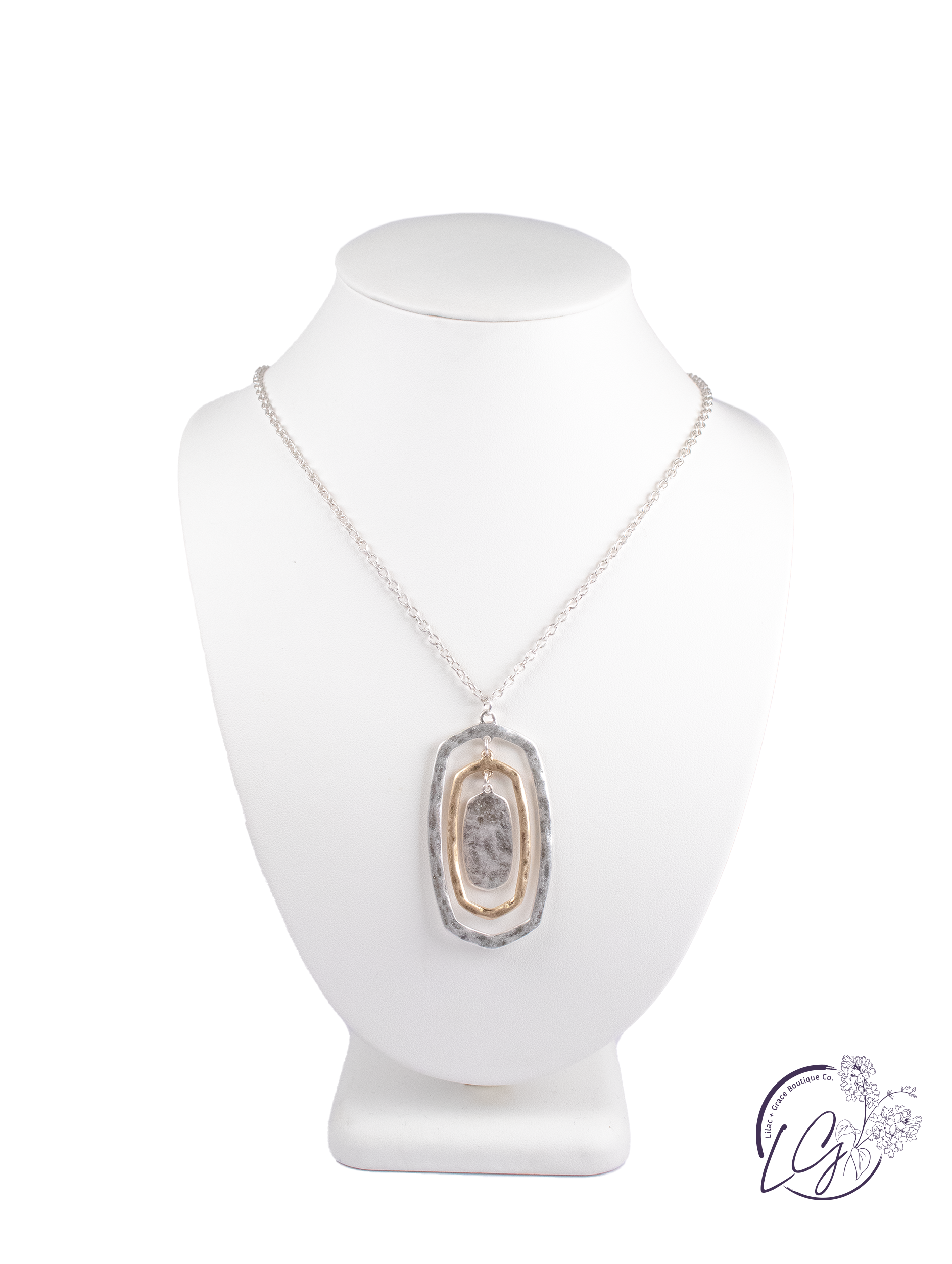 Trinity Luxe Pendant Necklace