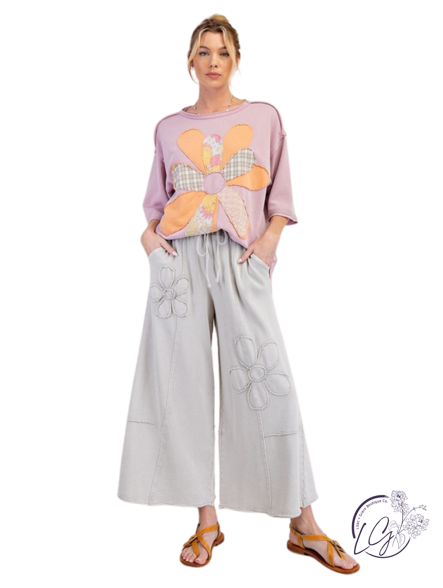 Dust Patch Terry Knit Pants