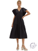 Windswept Midi Dress