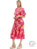 Slow Tides Tiered Midi Dress