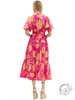 Slow Tides Tiered Midi Dress