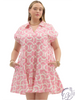 Curvy Wanderfield Off-Shoulder Mini Dress