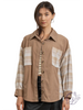 Plaid Patchwork Shacket