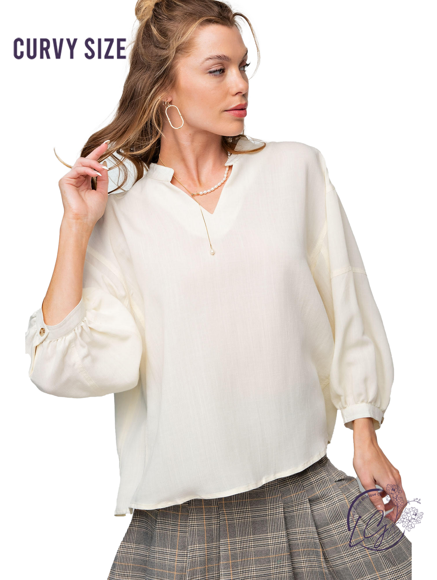All Curvy Basic Tees