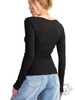 Sugarloft Knit Fitted Top Top