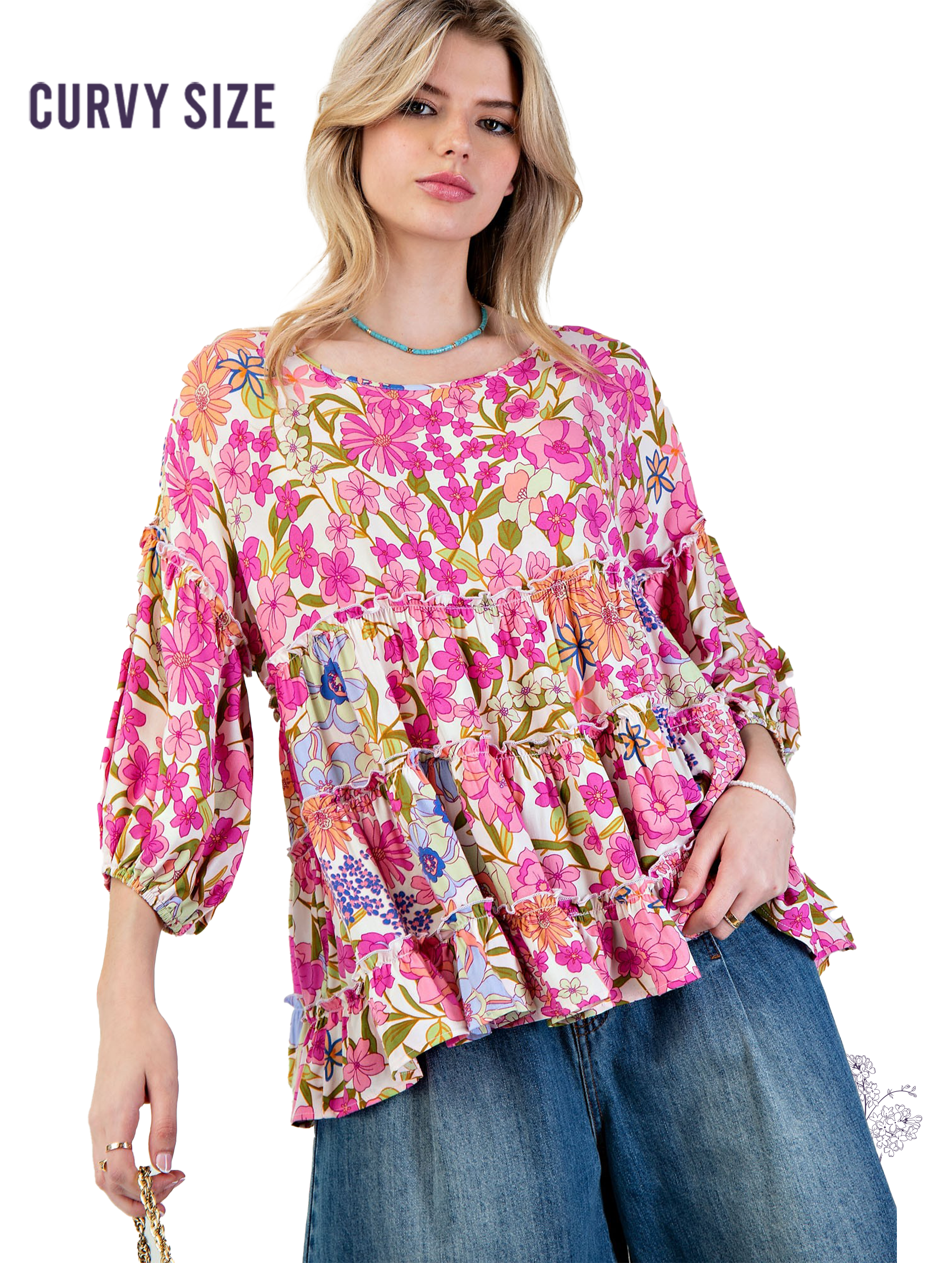 Curvy Sunspell Top