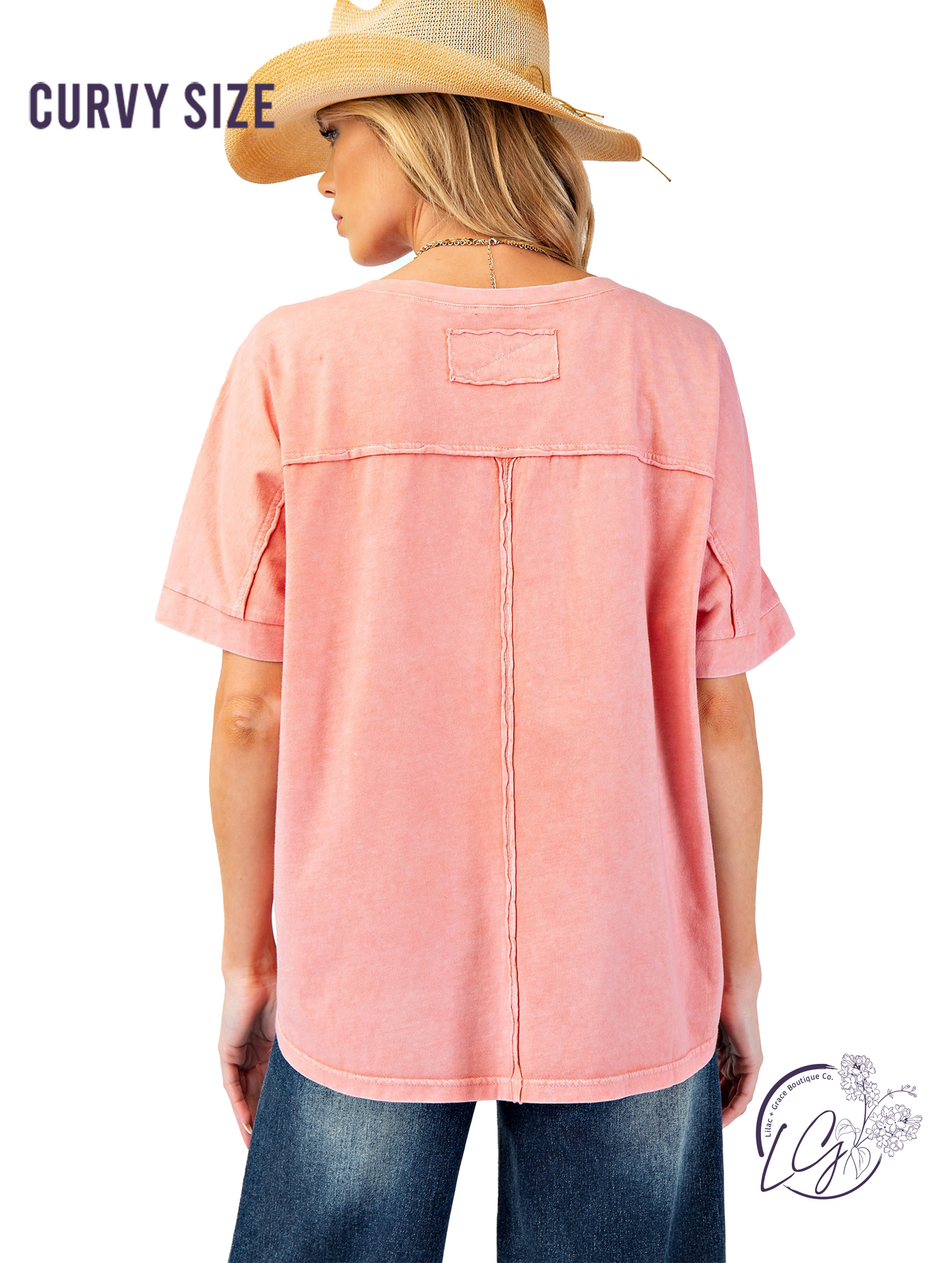 Curvy Rust and Reverie Top