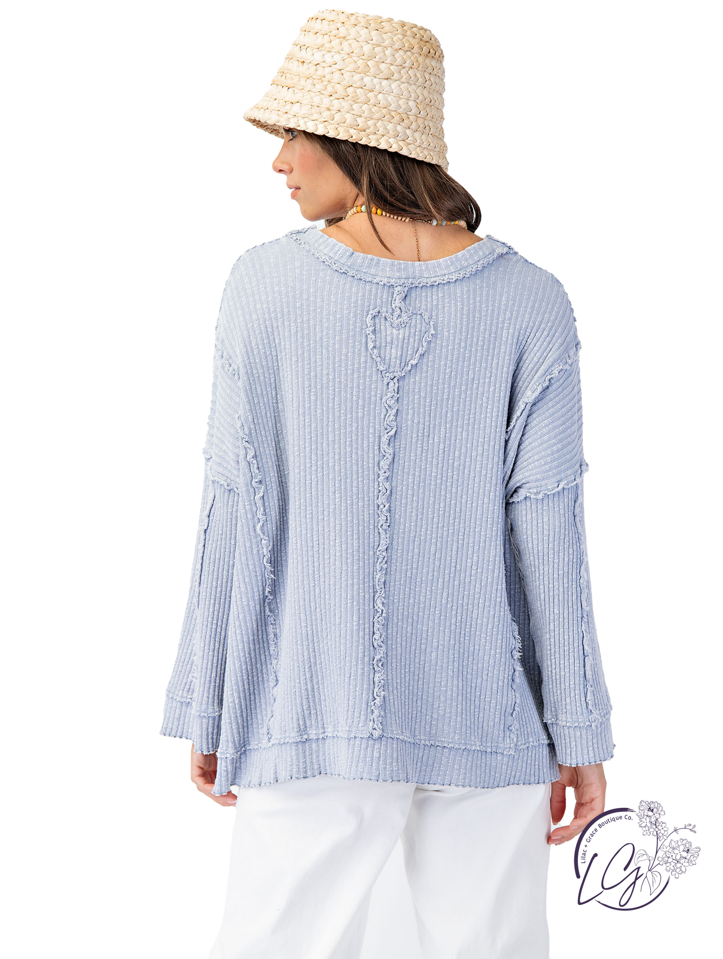 Rustic Heartbeat Pullover